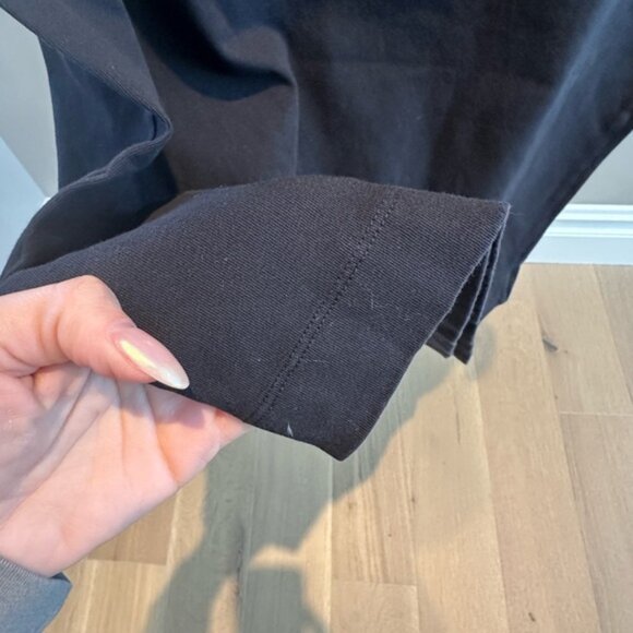 Everlane Black Short Sleeve T-Shirt Dress β Size Medium - Picture 5 of 7